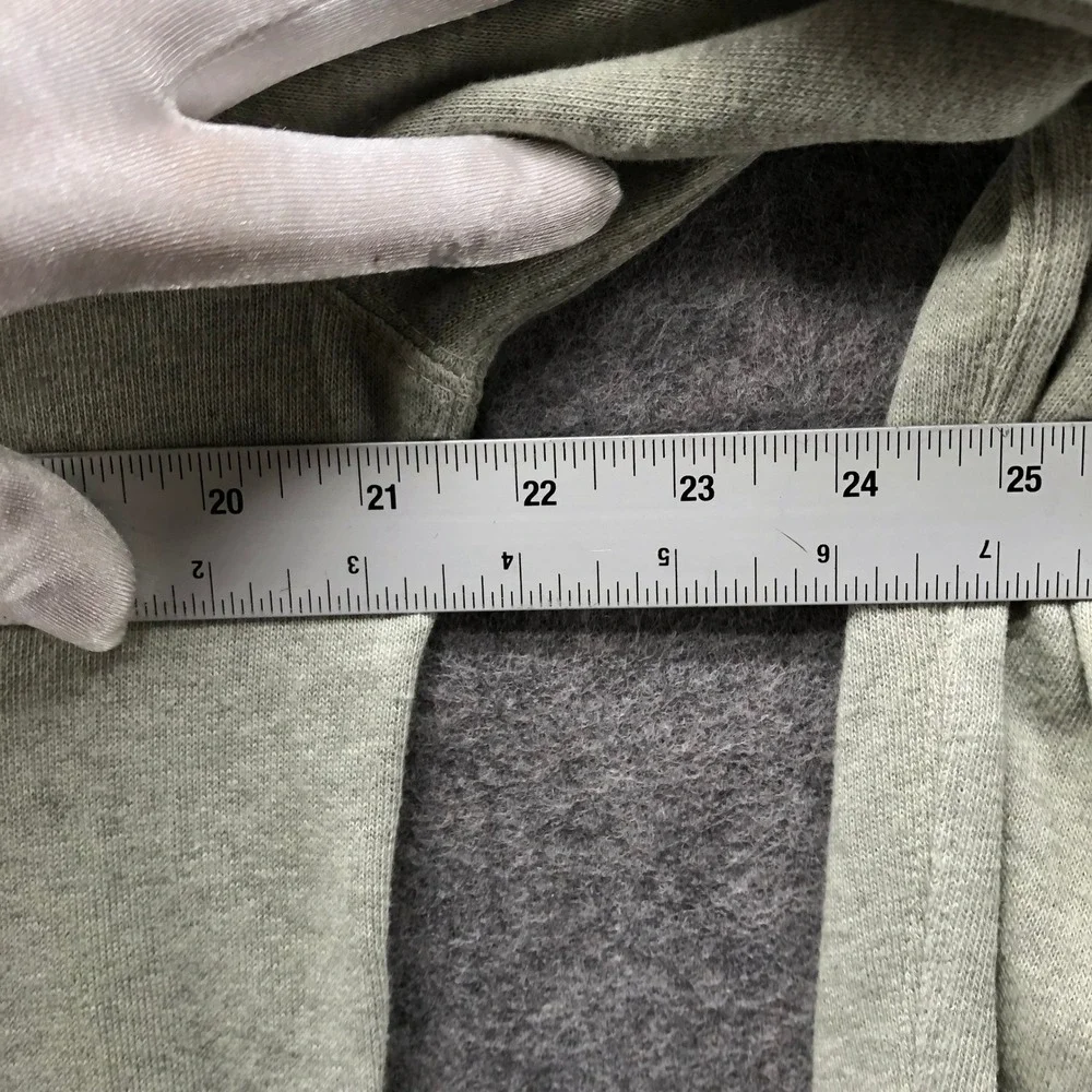 J Crew Vintage Fleece Mistral Graphic Sweatshirt Mens M Sage Dip Dye Ombre